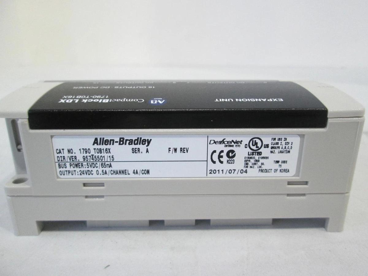 Used Allen-Bradley, 1790-T0B16X, Terminal Block Expansion Unit, Used