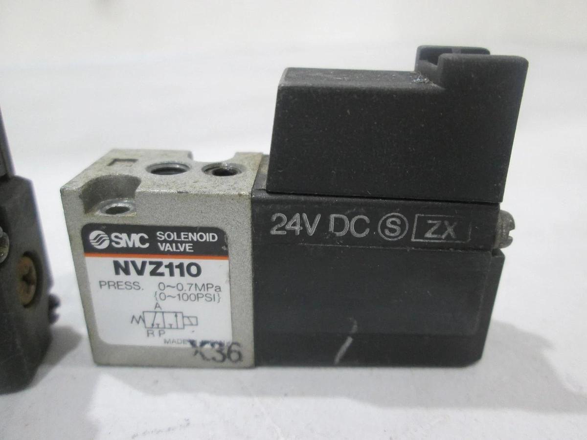 Used SMC, NVZ110, Pneumatic Valve, Used, Lot of 2