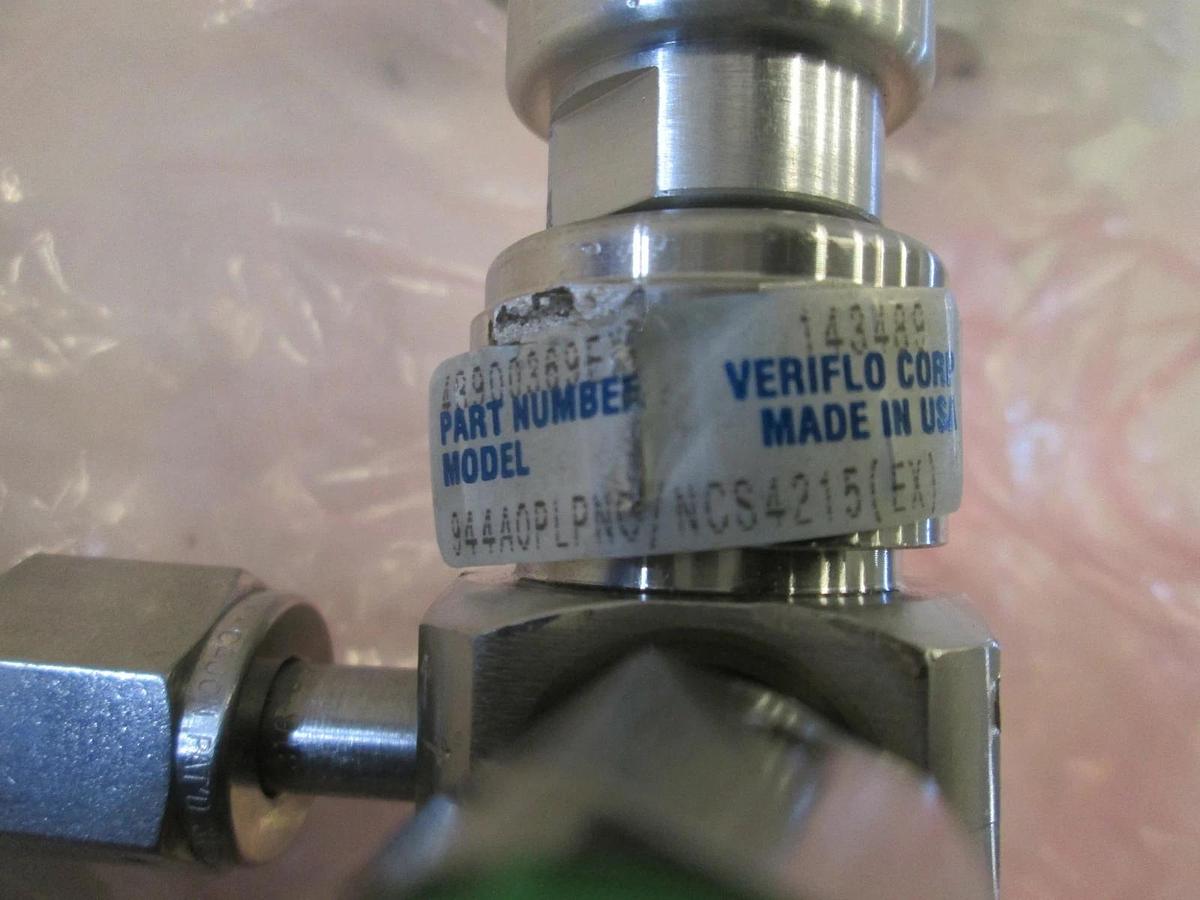 Used Veriflo, 944AOPLPNC, Double Actuator, 3 Way Valve, Used, Lot of 3