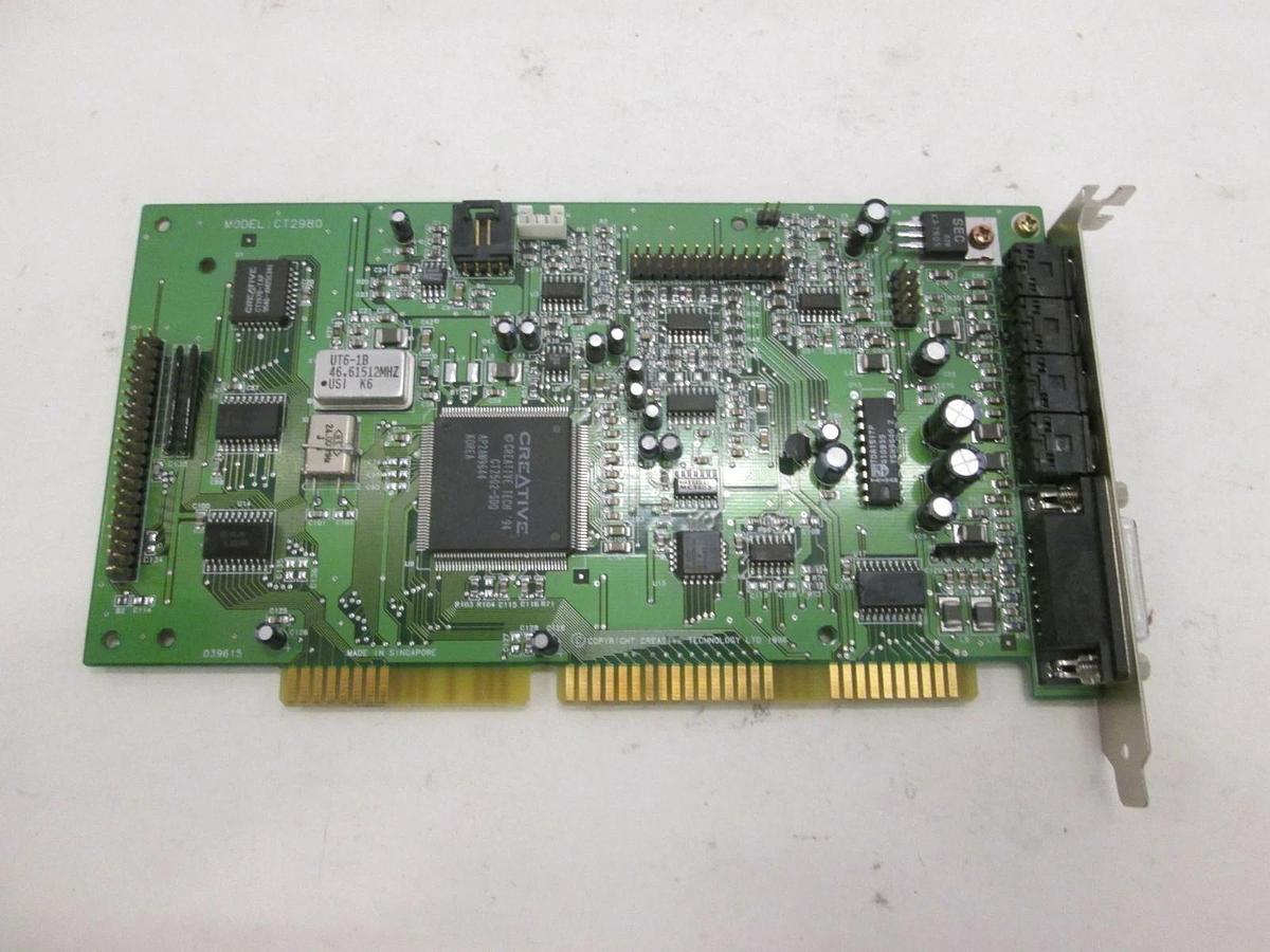 Used Creative Labs, CT2980, Sound Blaster Audio Card, Used
