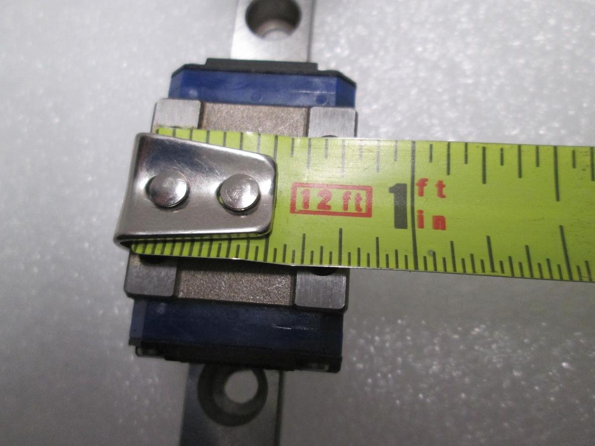 Used NSK, PUO9, Linear Bearing Guide Block w/ Guide Rail, Used