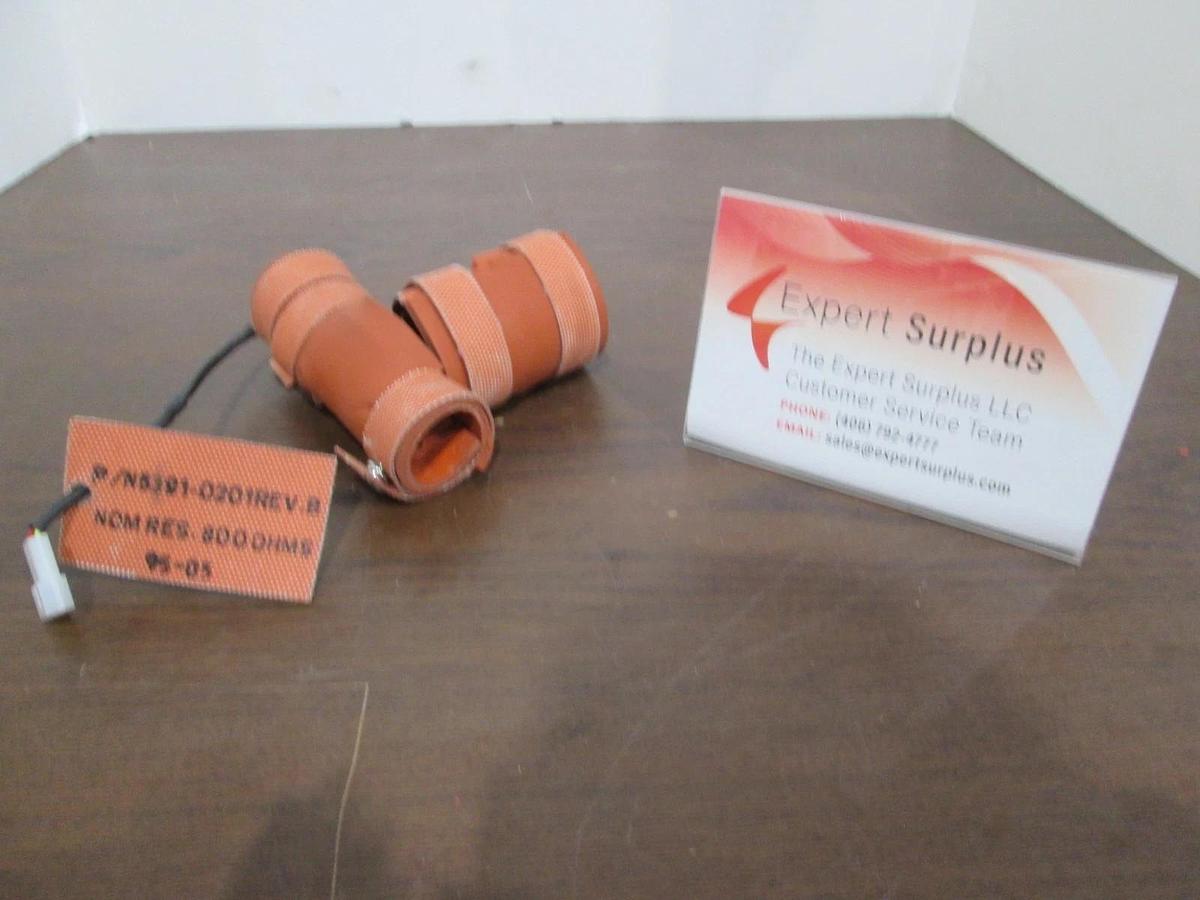 Used Watlow, 5391-0201 REV B, Silicon Rubber Heater, 800 OHMS, 95-05, Used