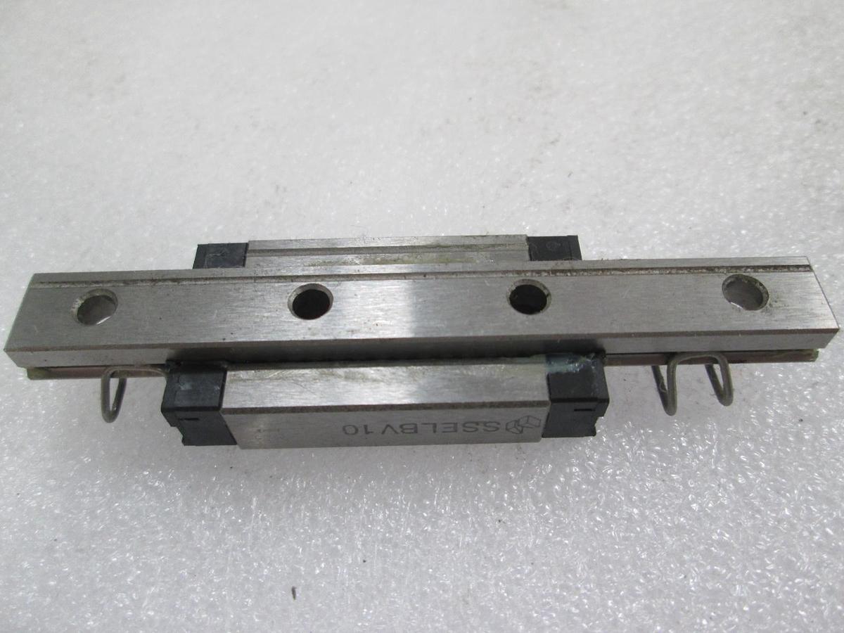 Misumi, SSELBV10, Linear Bearing Block w/ Slide Rail, New