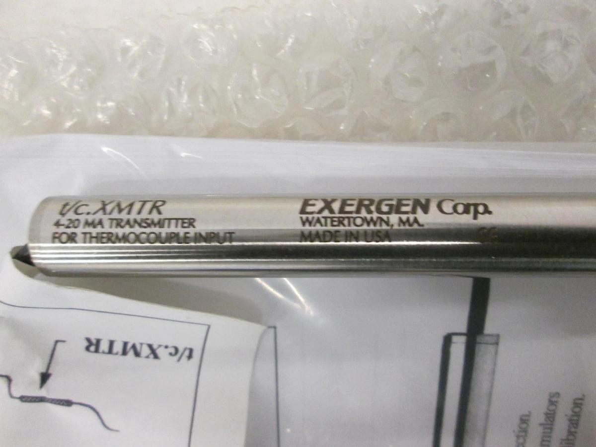 Exergen Corp, T/C. XMTR, 4-20 MA Transmitter for Thermocouple Input, New