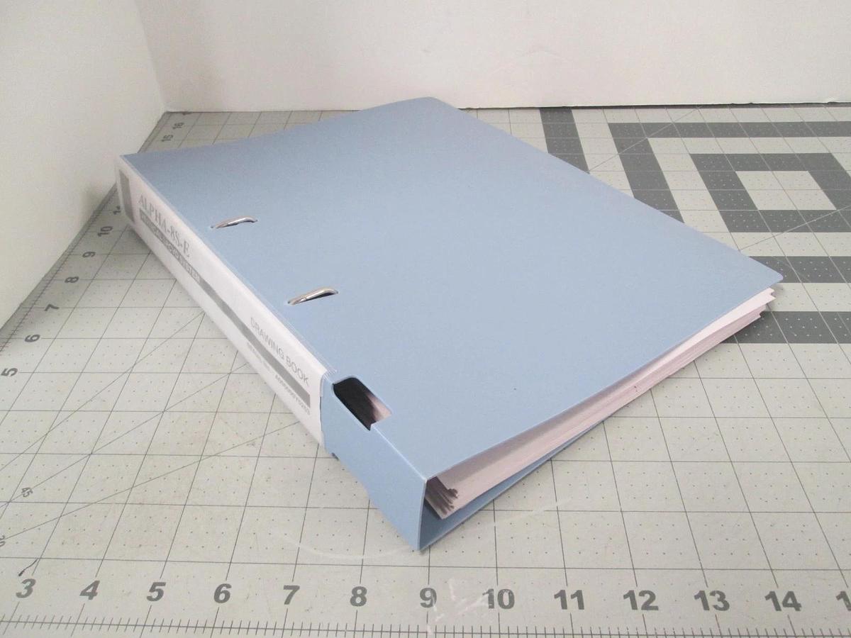 Used TEL Tokyo, ALPHA-8S, Drawing Book, REV 1.0, 2197-511330-21, Used