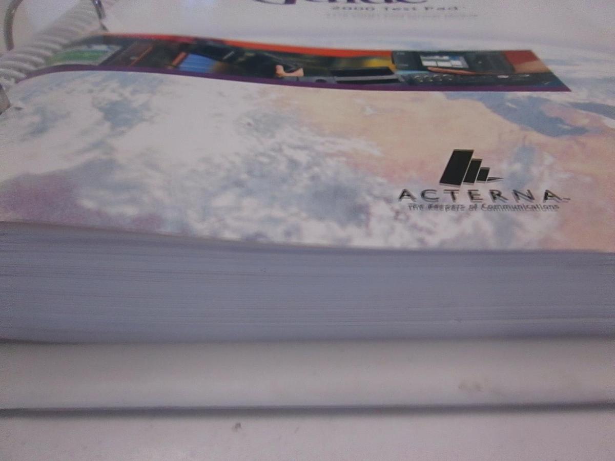 Used Acterna TestPad 2000 2310 SONET Field Service Module User's Guide, Used