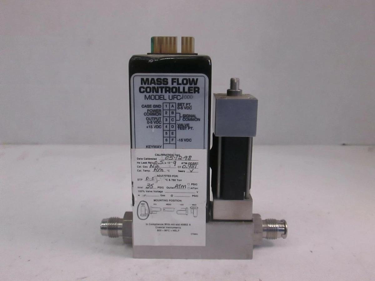 Used Unit UFC-1000 Mass Flow Controller MFC, O2, 5000 SCCM