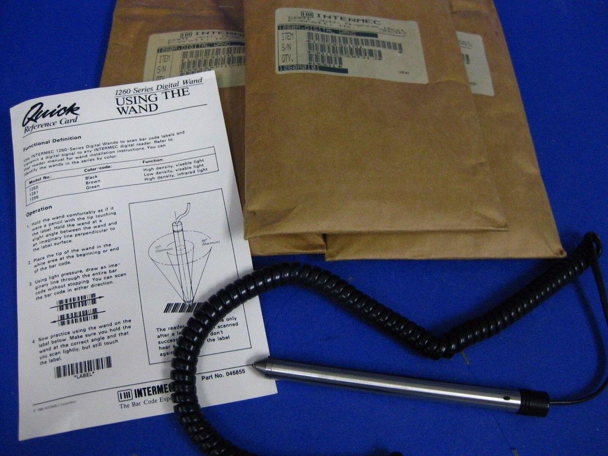Used Intermec 1260 Digital Barcode Wand