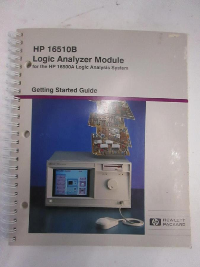 Used HP 16510B Logic Analyzer Module Getting Started Guide, Used