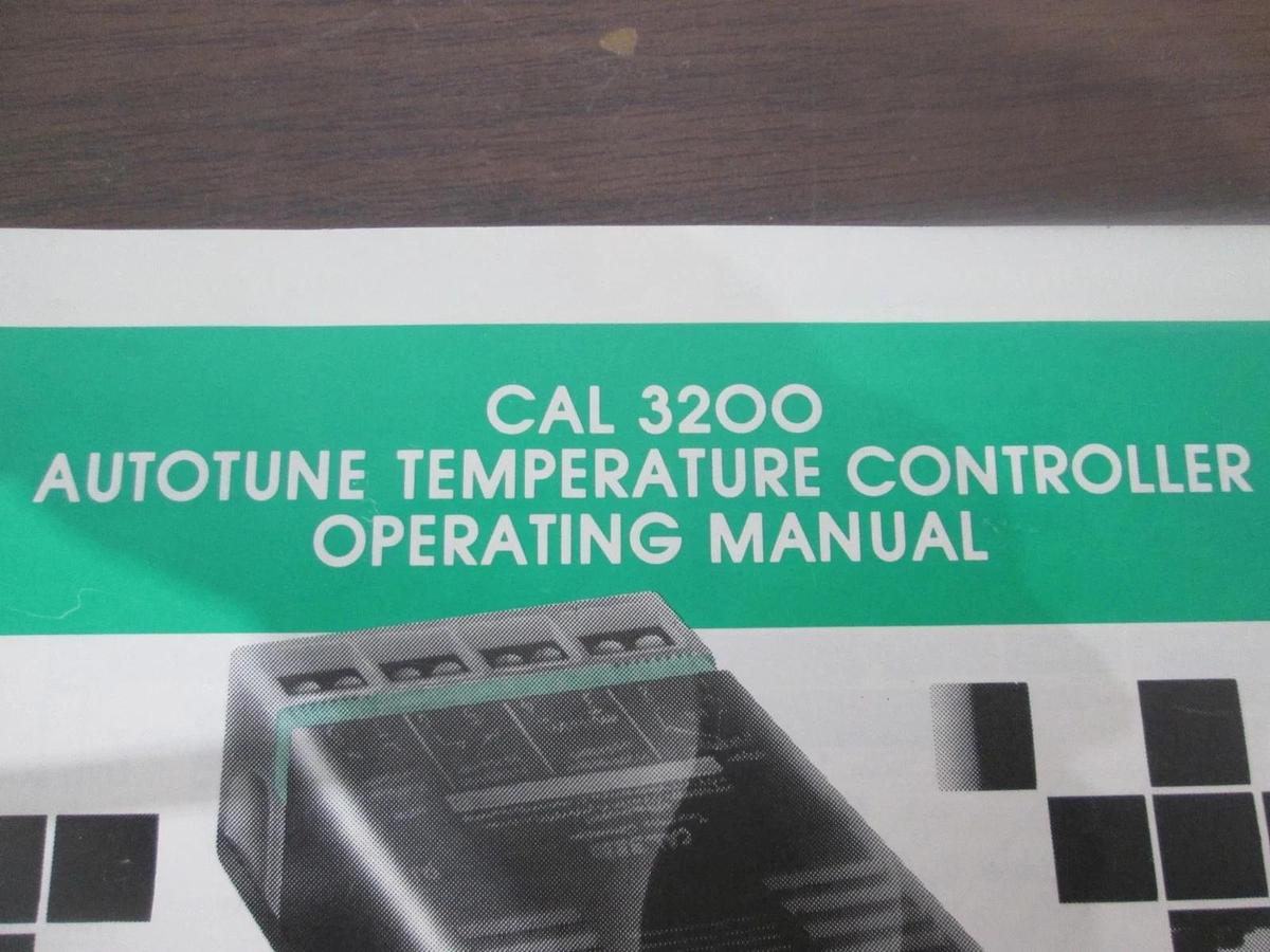 Used CAL Controls, CAL 3200, Autotune Temperature Controller, Operating Manual, Used