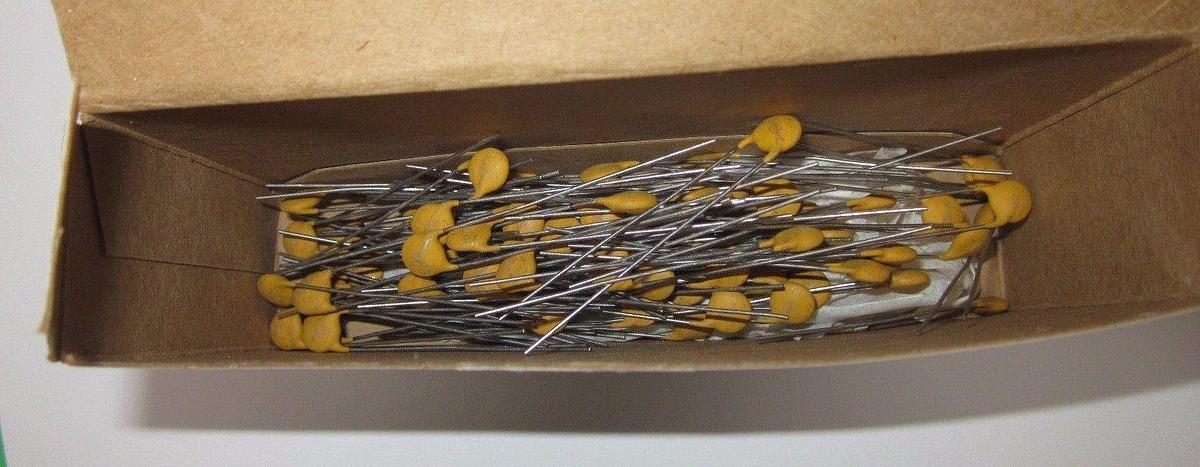 Lot of 84 -  Centralab DD-680  Ceramic Capacitors 68pf 1000VDCW-10%