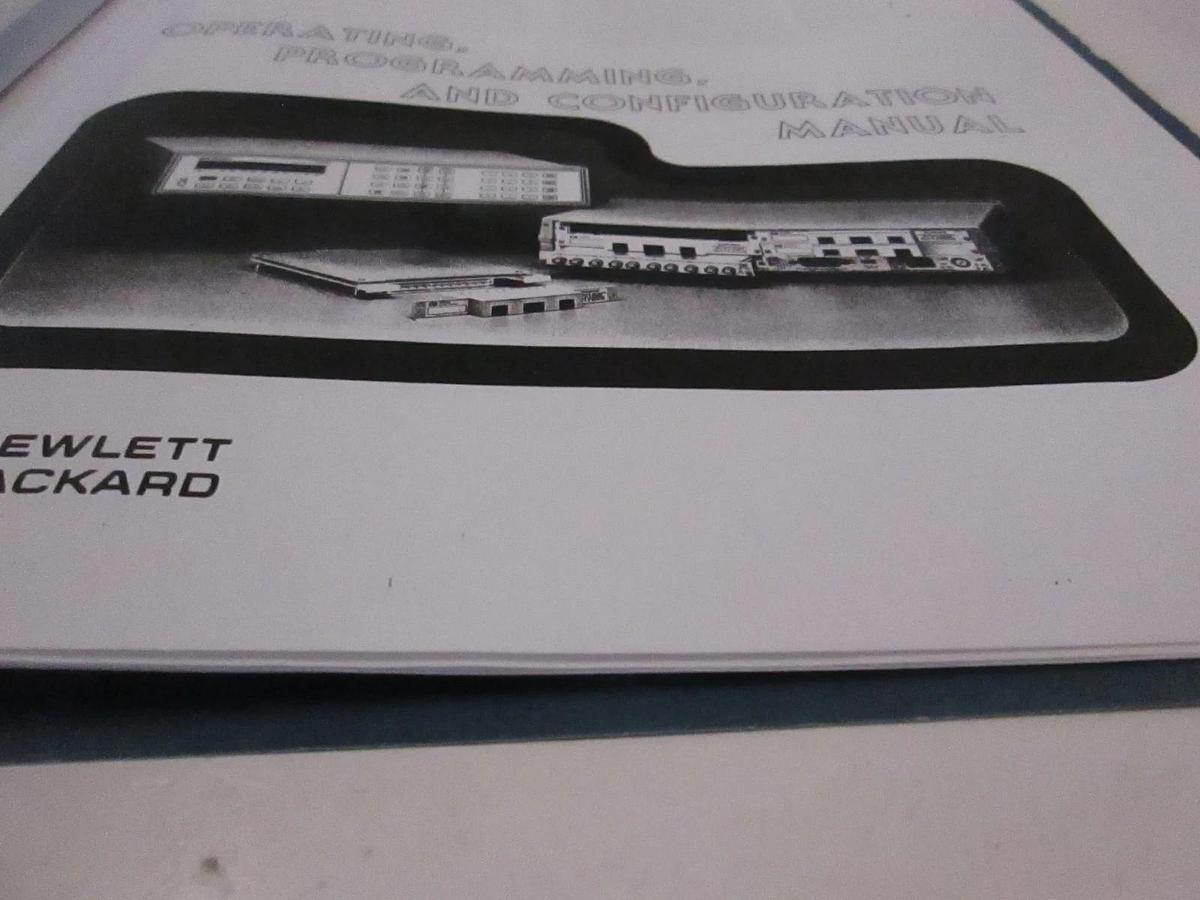Used HP 3488A Switch/Control Unit Operating, Program and Config Manual, Used