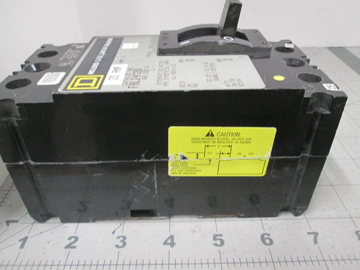 Used Square D, FAL24020, Molded Case, Circuit Breaker, 480VAC, 250VDC, Molded Case