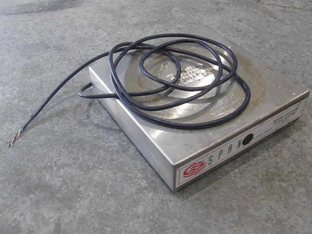 Used Span, Model GCS-314, 300LB Max Scale, Used
