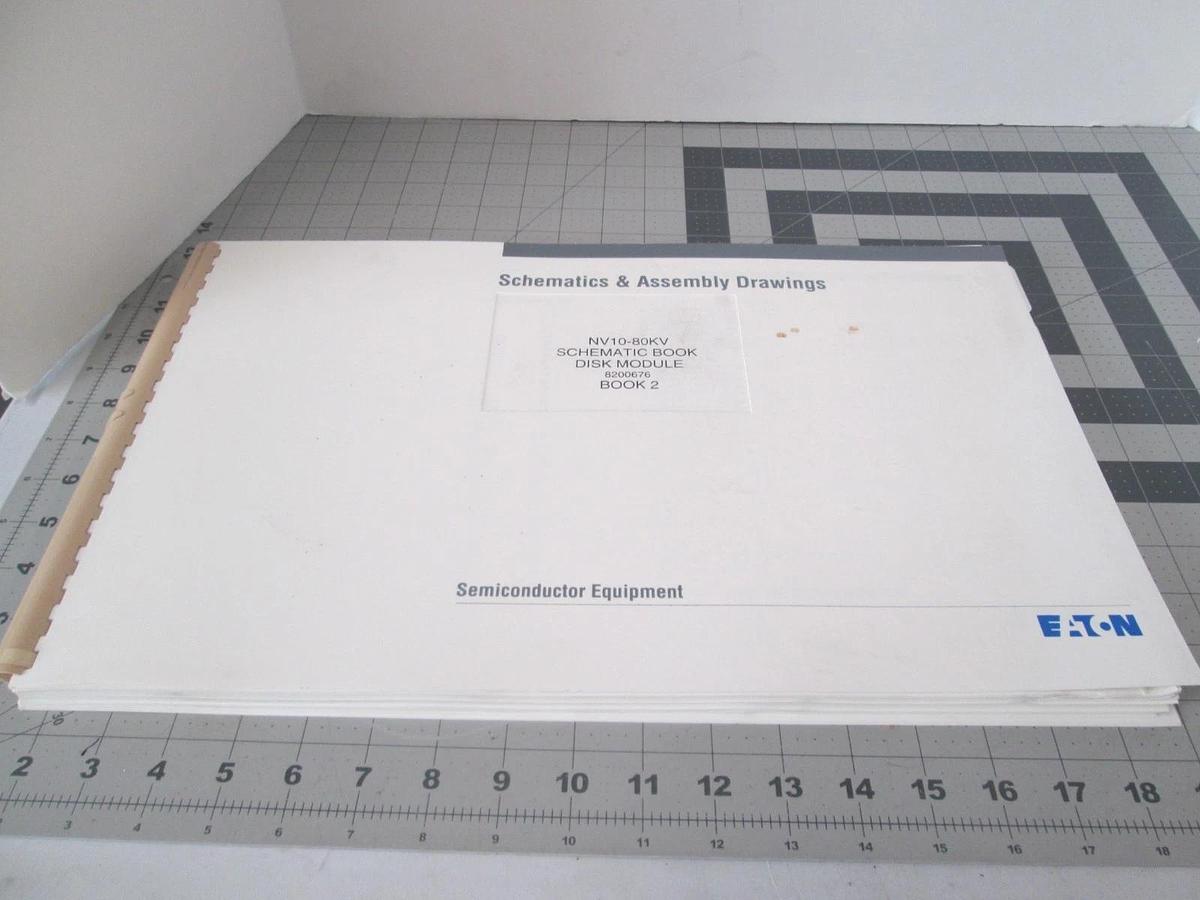 Used Eaton, NV10-80KV, Book 2, Schematics Book Disk Module, Used