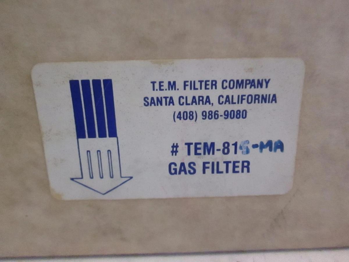 Used T.E.M. Gas Filter TEM-815-MA, NIB