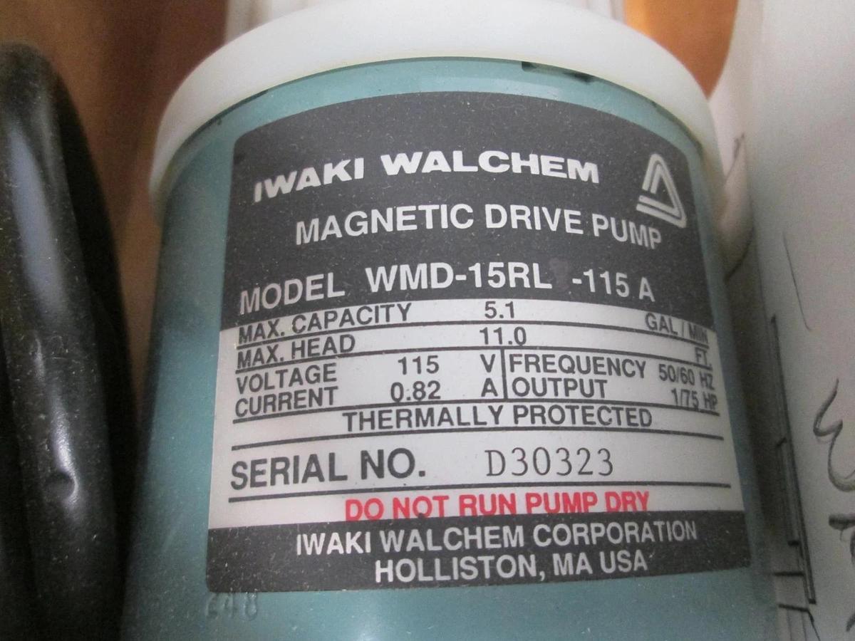 Iwaki Walchem, WMD-15RL-115A, Magnetic Drive Pump, New