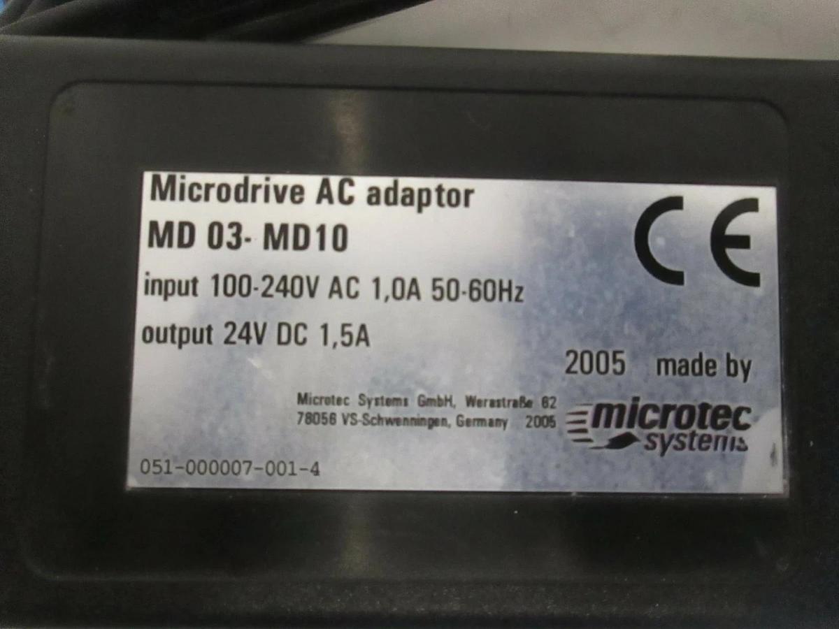 Used Microscan, Power Supply with Cord AD60W1P-310B, Used