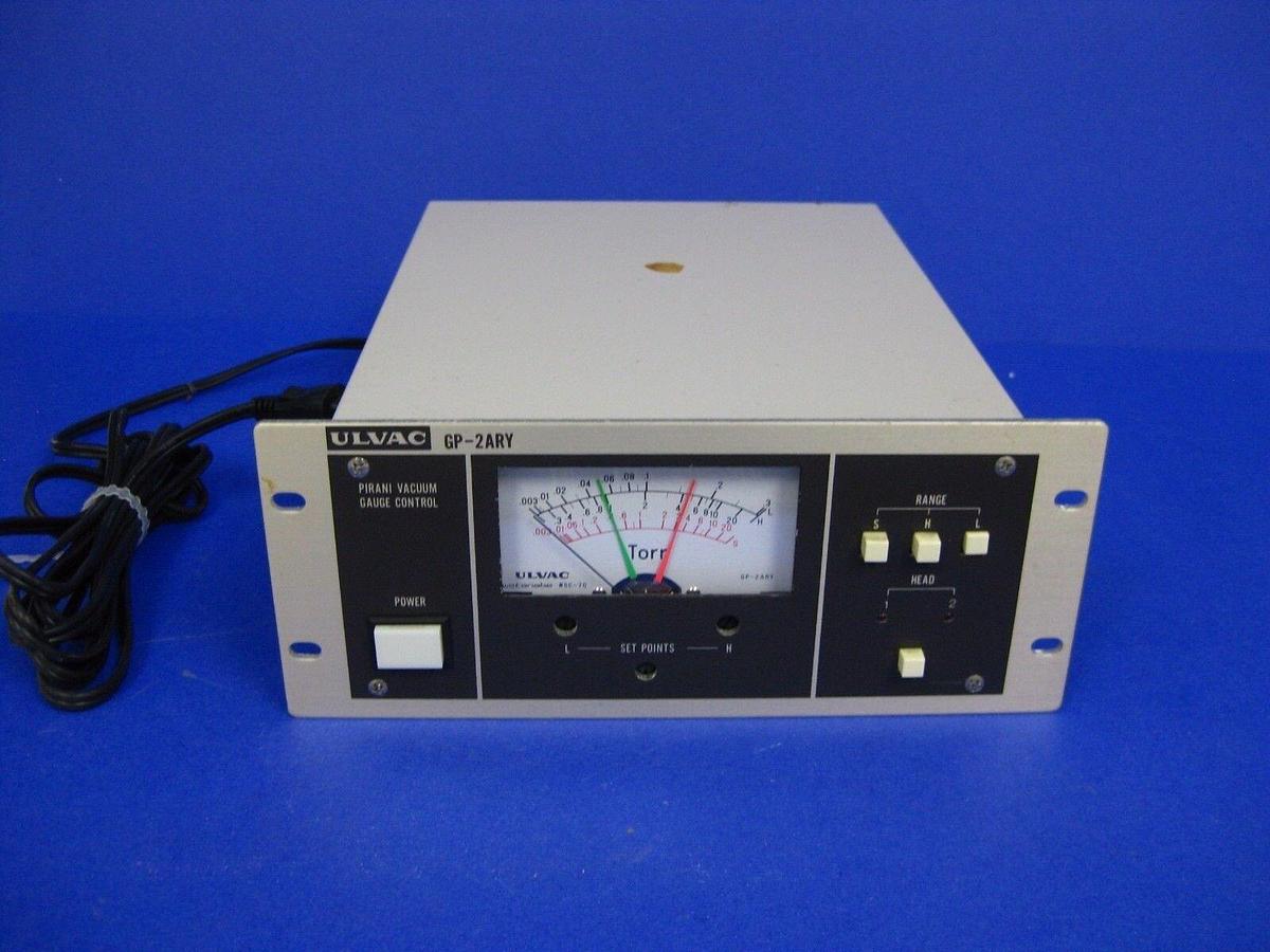 Used ULVAC GP-2ARY Gas Box Controller Vacuum Gauge, Pirani, Used