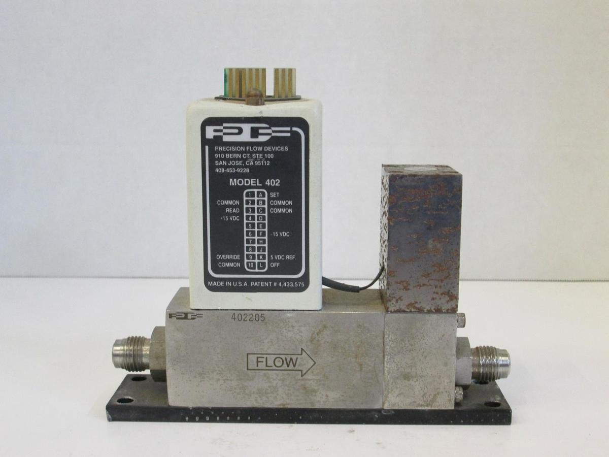 Used PFD 401 MFC, Precision Flow Devices, Mass Flow Controller, H2, 30 SLM, Used