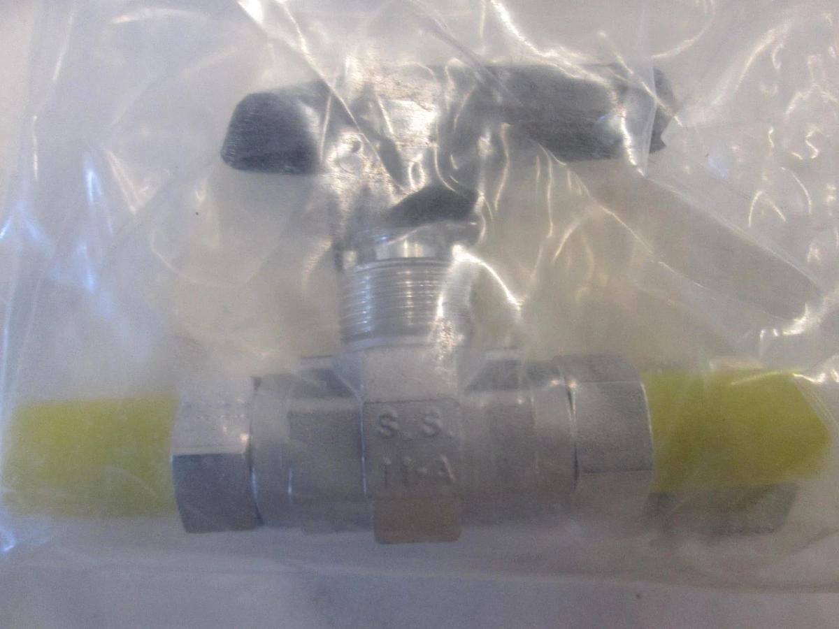 Parker, 4V-B6LJ2-SSP-GAC, 2 Way Ball Valve, New