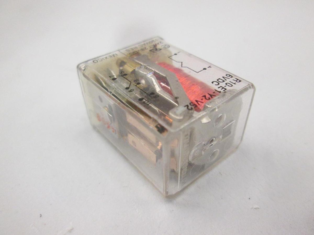 Used Potter & Brumfield, R10-E1-Y2-V52, 6VDC Relay, Used