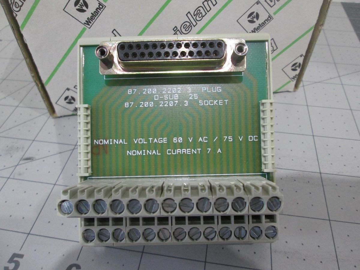 Wieland Bamberg, 87.200.2202.3, D-Sub Conversion Module, New