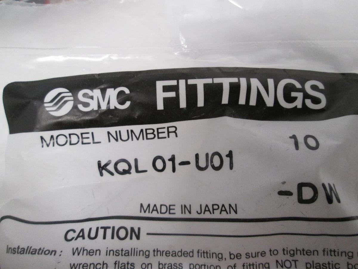 SMC, KQL 01-U01, Elbow Fitting, New, Lot of 45