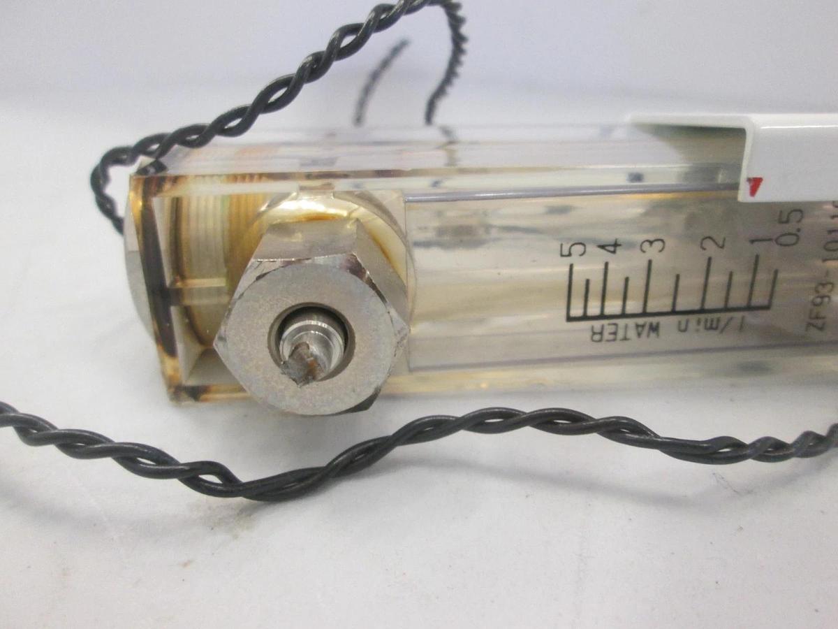 Used Tokyo Keiso, ZF93-1011, Purge Meter, 0-5 I/Min Water, Used, Lot of 2