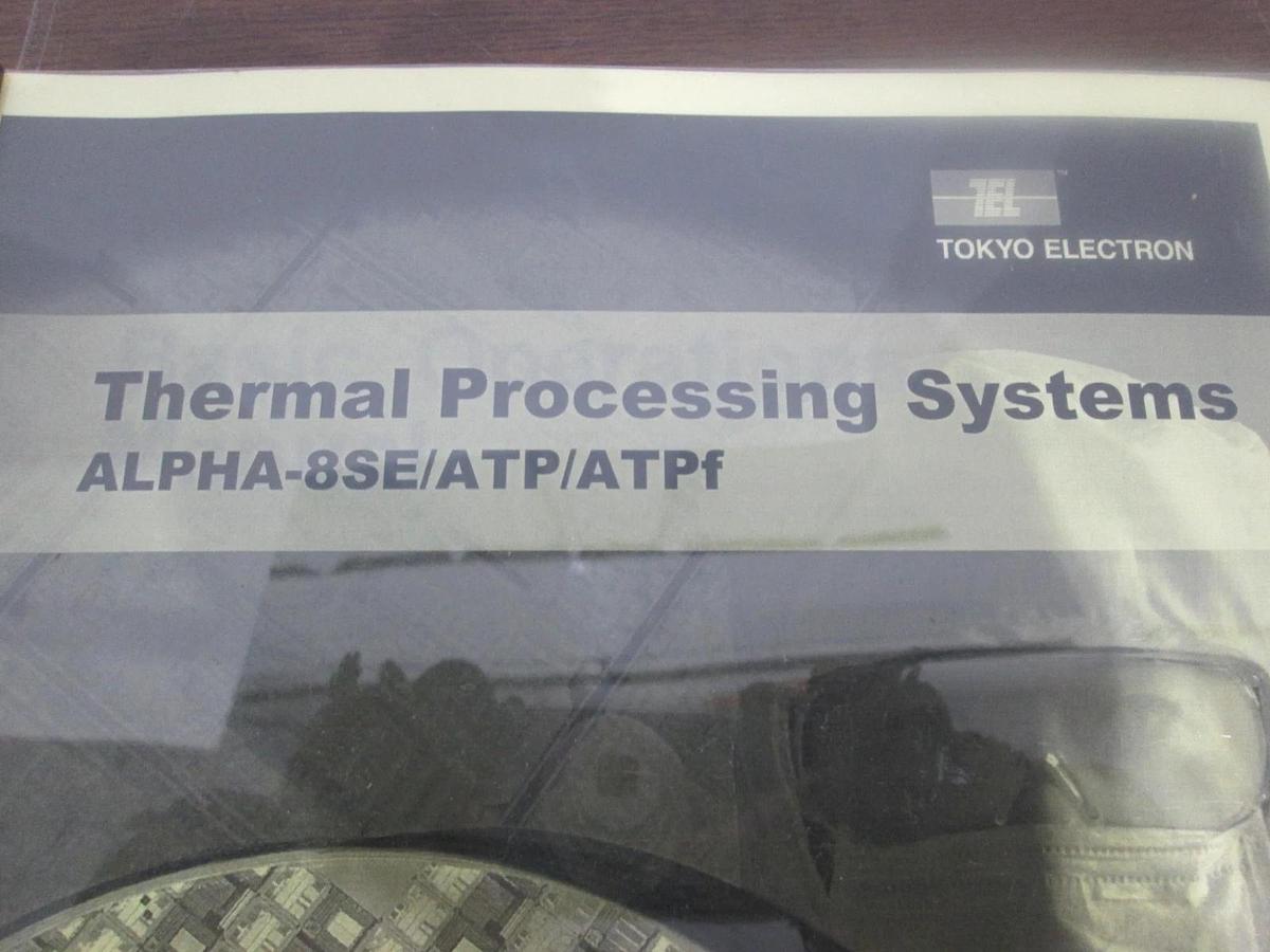 TEL Tokyo Electron, ALPHA-8SE/ATP/ATPf, Basic Operations Manual Rev 4, New