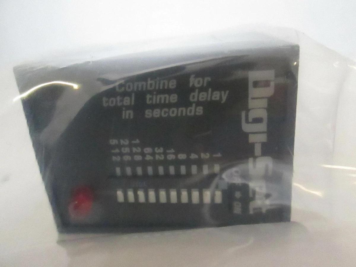 Used Digi-Set SSAC TDB24DL, 24VDC Time Delay Relay, 1-512 Sec, Used
