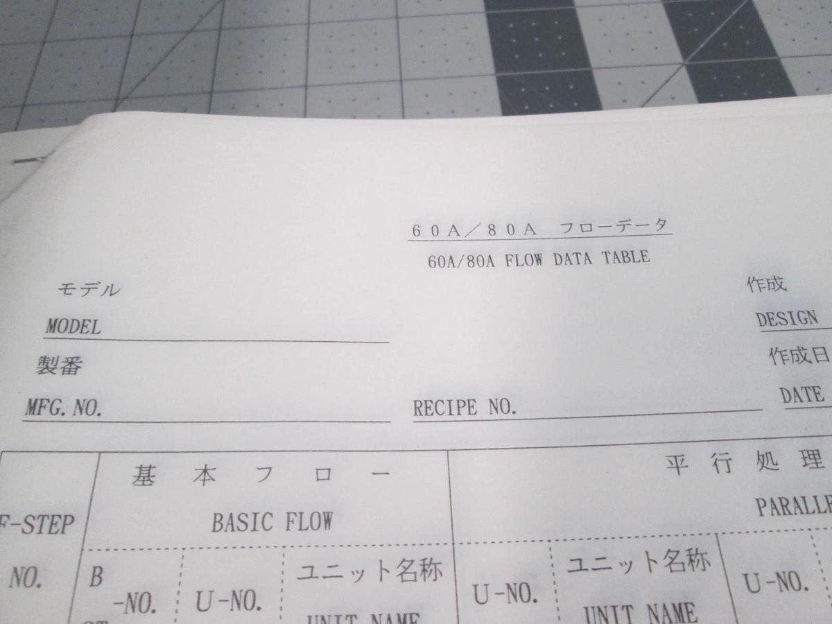 Used Screen, D-Spin 60A, Instruction Manual, Used