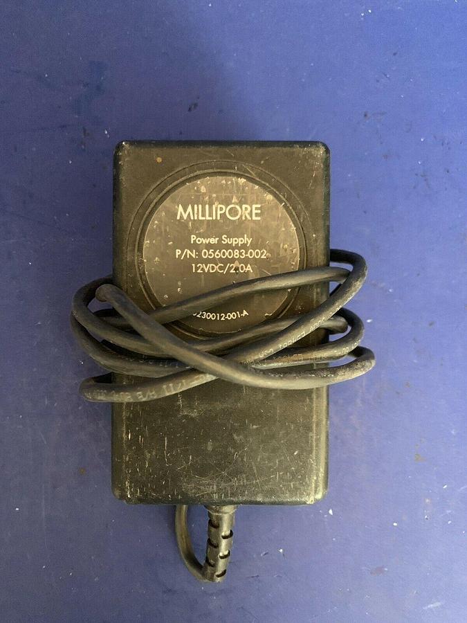 Used Millipore Power Supply 0560083-002, 12VDC/2A , Used