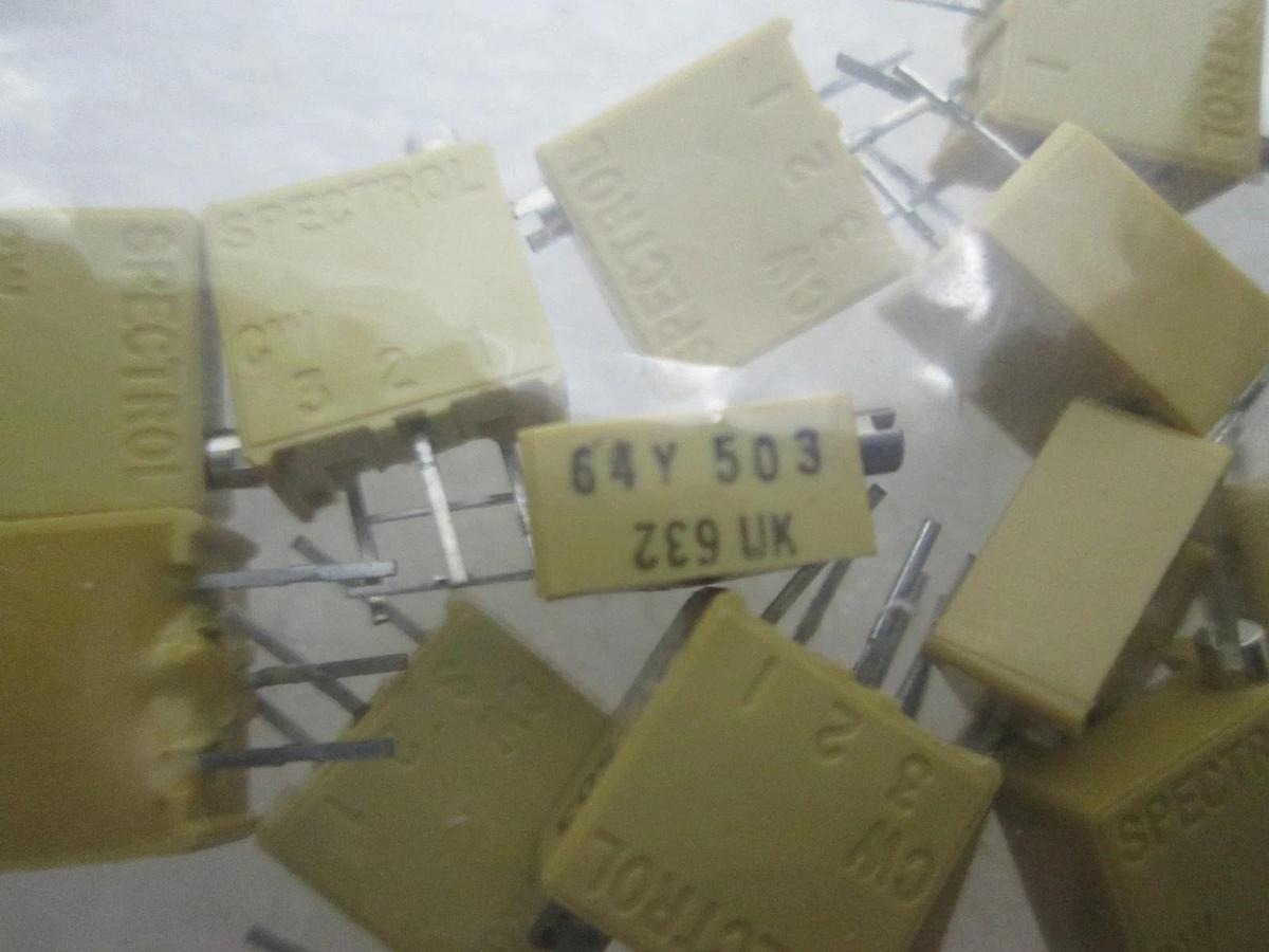 Spectrol, 64Y 503, 632UK, Trimmer Resistor, New, Lot of 21