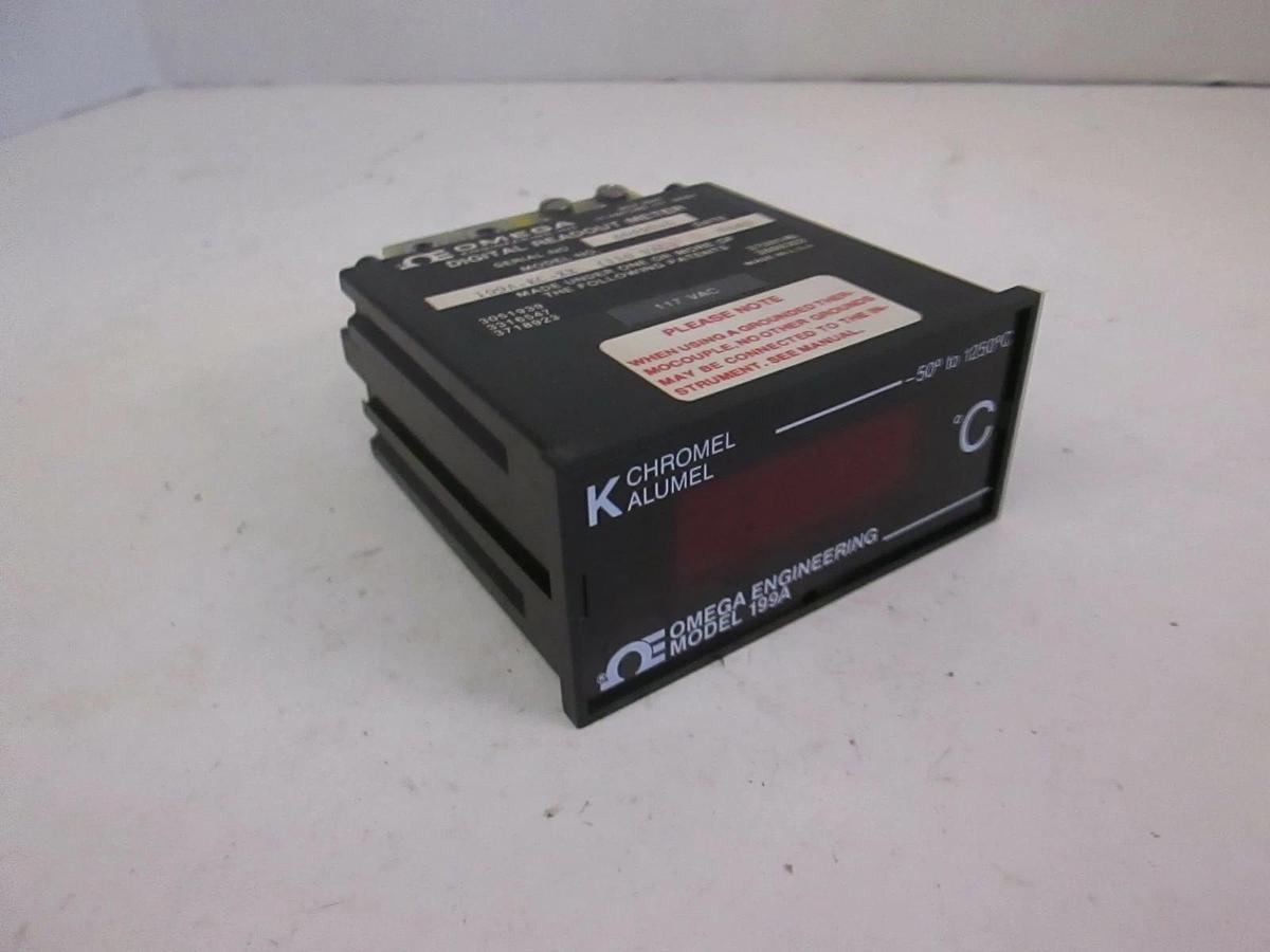Used OMEGA Digital Readout Meter Model 199A, 199A-KC-XX, Used