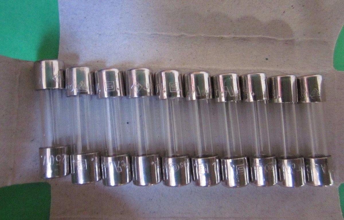 Used Lot of 310 -  Schurter 0034.3117 Miniature Time Delay Fuse Link, ,5X20mm