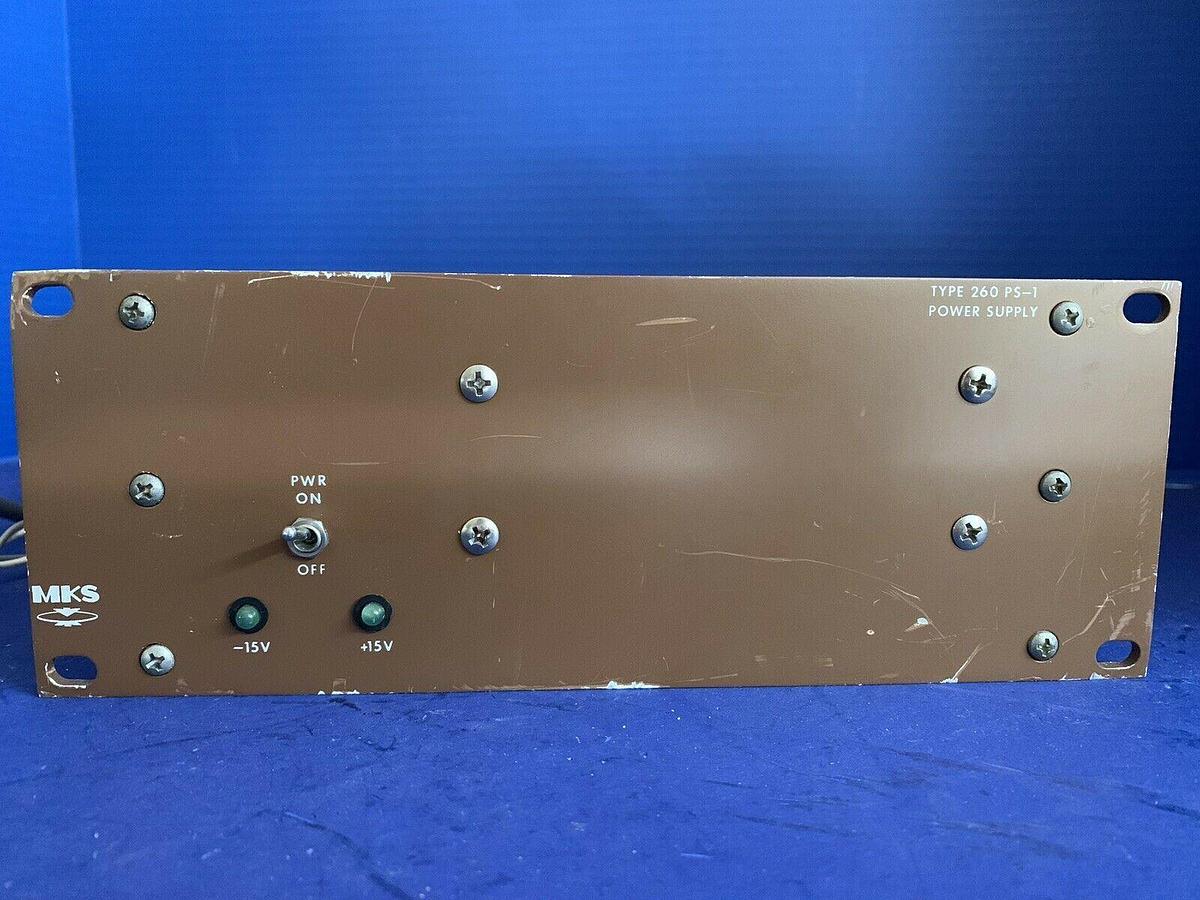 Used MKS Type 260 PS-1 Power Supply 260PS-1SPPC, Used