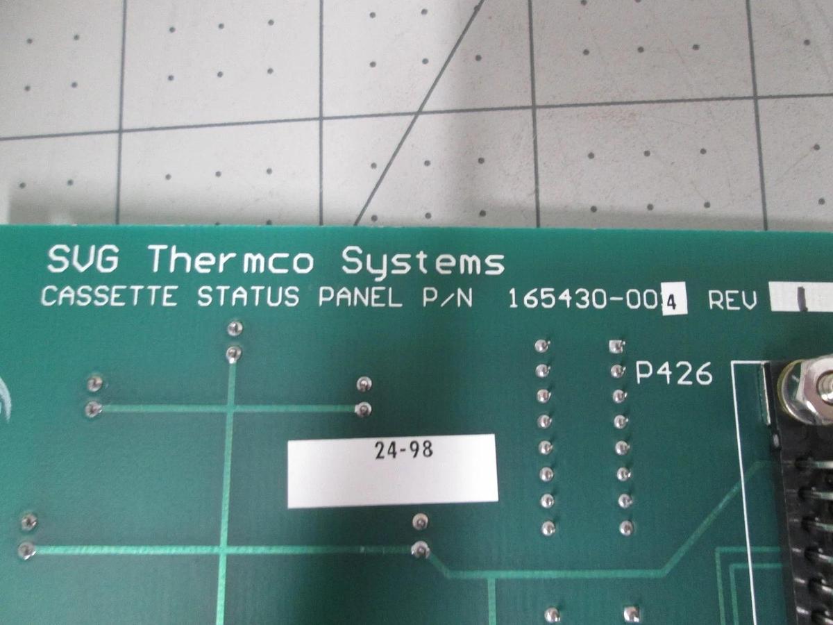 VTR SVG, 165430-004, 16 Cassette Status Panel PCB Assy, New