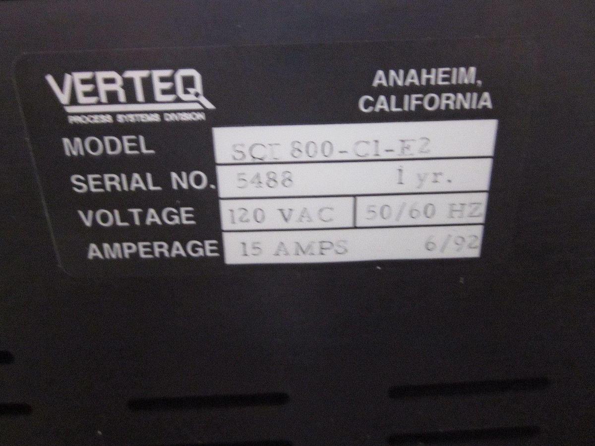 VERTEQ SCP Power Control Module for a Spin Rinse Dryer SCD800-C1-E2