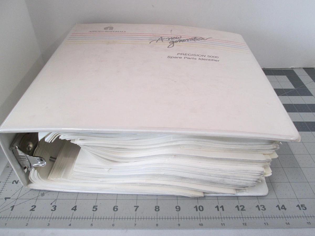 Used Applied Materials, Precision 5000 Spare Parts Identifier, Edition 2, Used