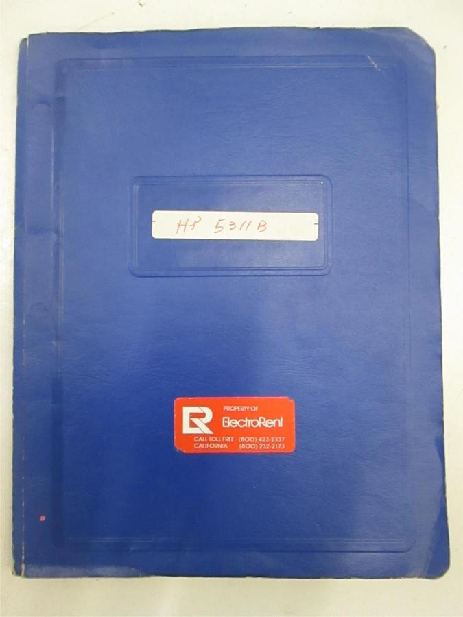 Used HP Model 5311B Digital-Analog Converter Operating and Service Manual, Used