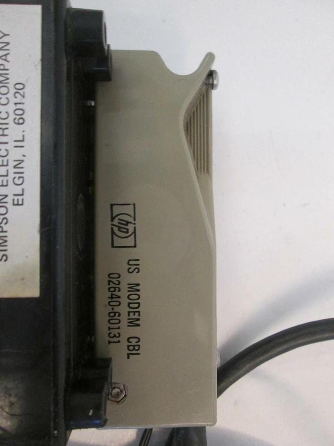 Used Simpson Digital Panel Meter, DC Millivolts, 2865, 120 VAC, 50-400Hz, Used