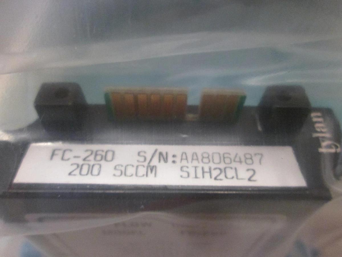 Used Tylan FC-260, Mass Flow Controller MFC, SIH2CL2, 200 SCCM,refurb