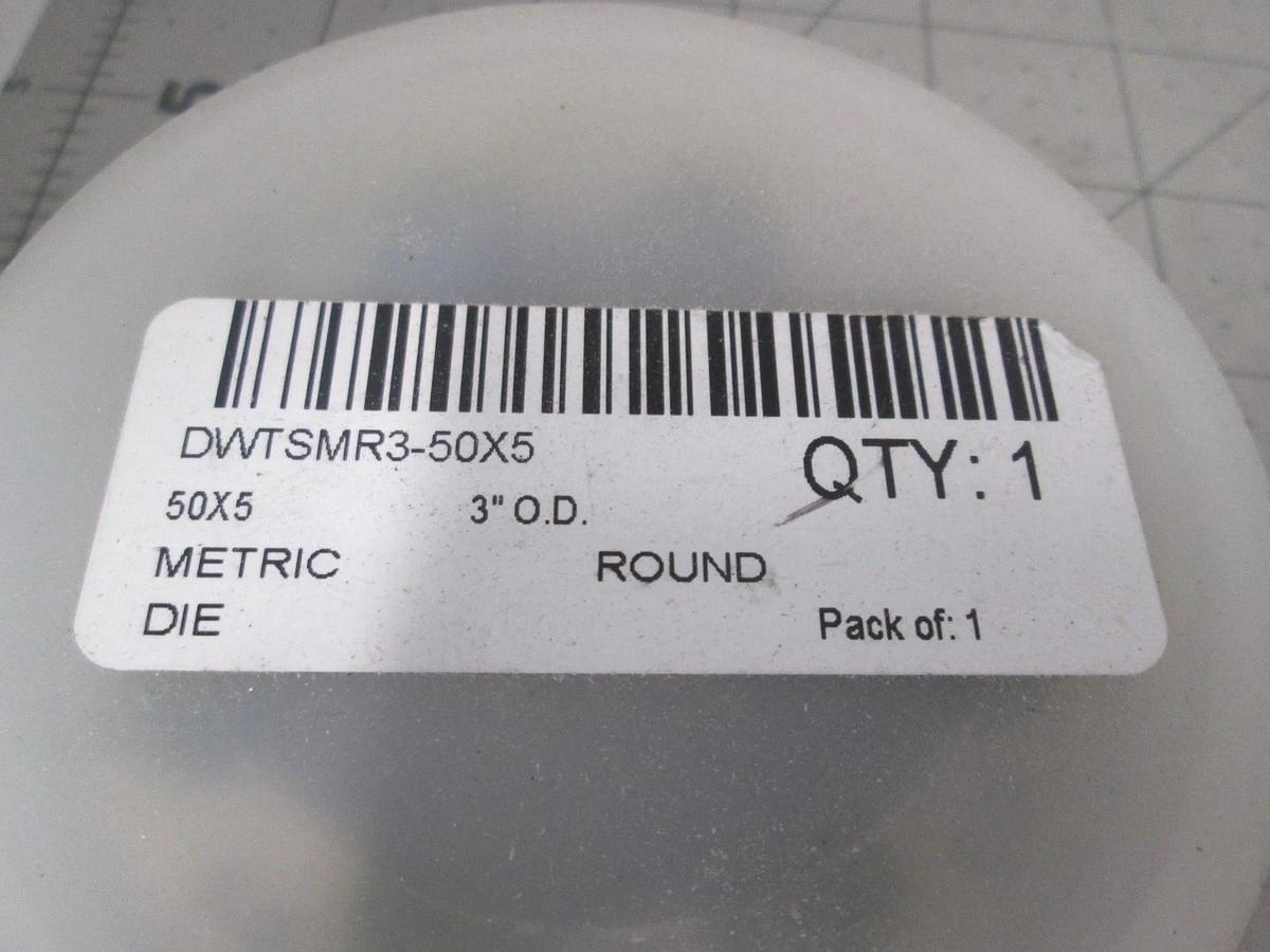Drill America, DWTSMR3-50X5, 3" OD, Round Die, New