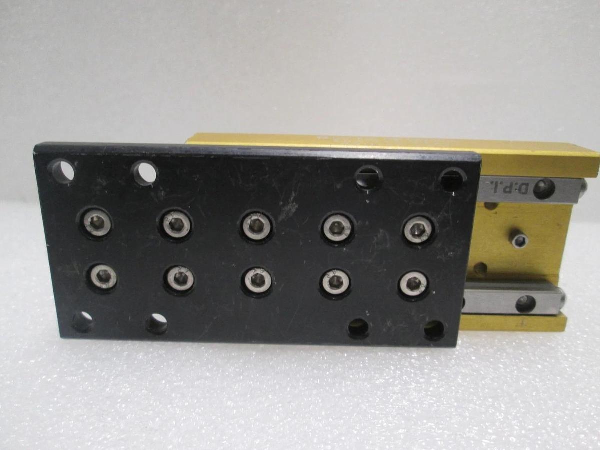 Used Del-Tron, NBT-2080SSA, Linear Bearing Guide Block w/ Guide Rail, Used