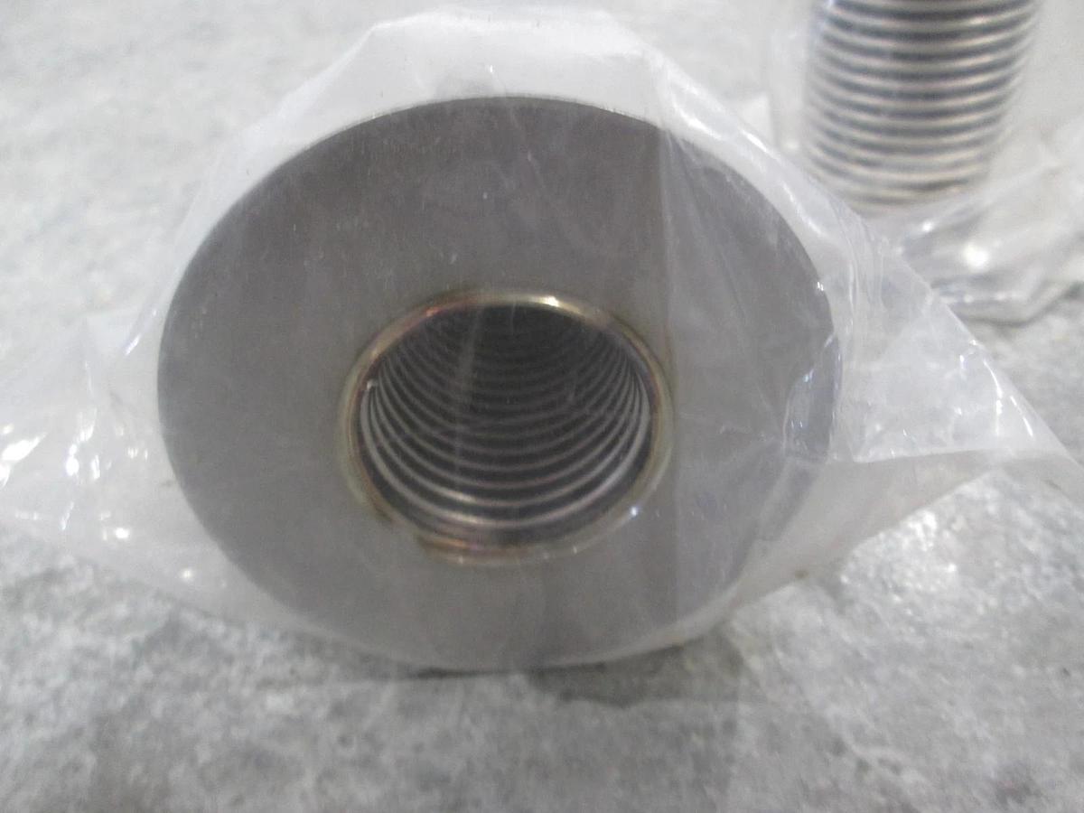 Used Stainless Steel Bellows Vacuum Pipe/Hose, 3"L, 76MM Flange, Used, Lot of 2