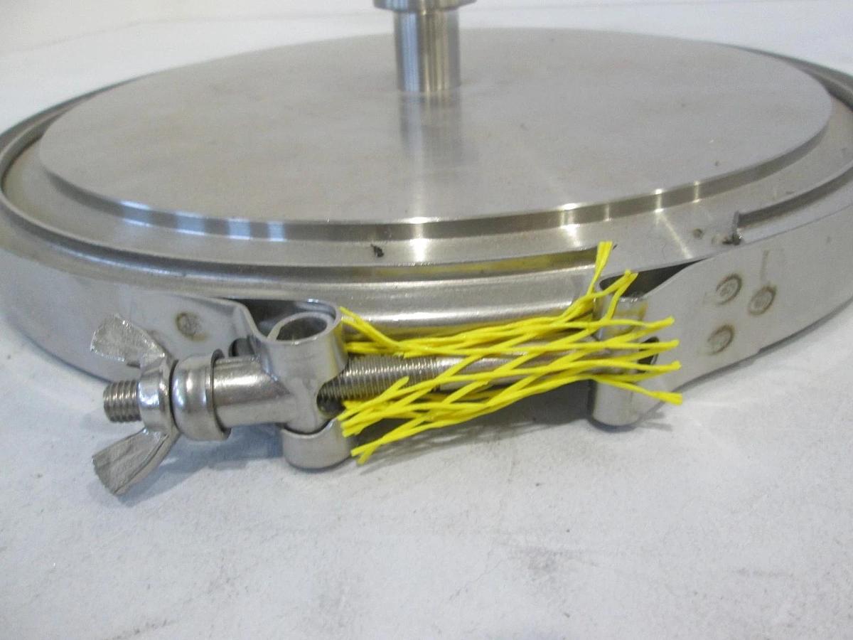 Used MDC, Blankoff Vacuum Plate, 10" Diameter, SST, Used
