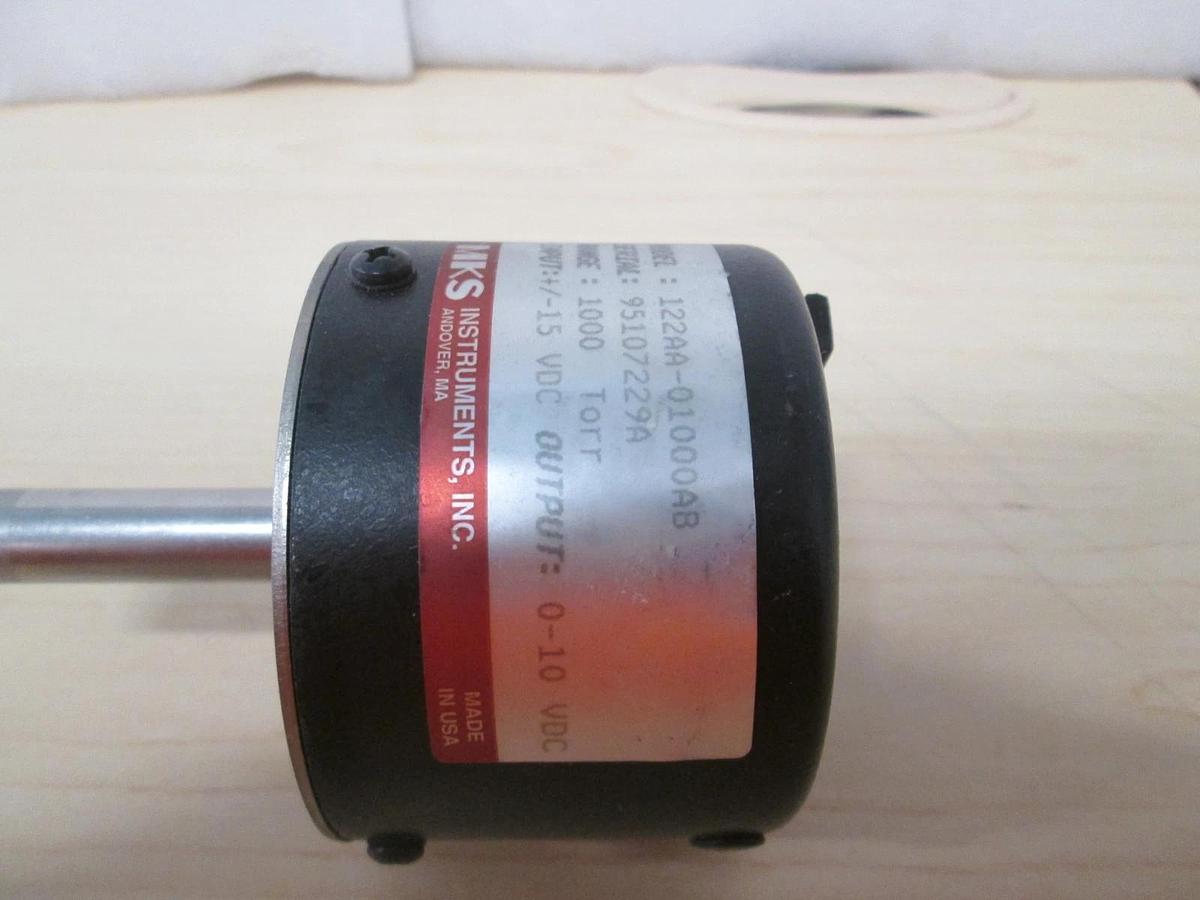 Used MKS Baratron, 122AA-01000BB, Transducer, 93185326A 1000 Torr, Used