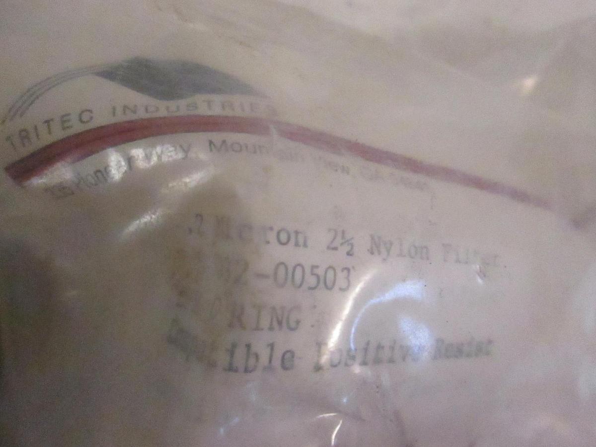 Tritec Industries 2 1/2" Nylon Filter, with EPR O-Ring, .2 Micron Lot of 2 New