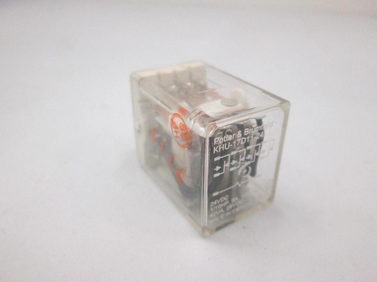 Used Potter & Brumfield, KHU-17D11-24, Relay, 24 DC, Used
